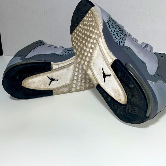Nike Air Jordan Flight Shoed Wolf Gray White Youth Size 6Y - Picture 6 of 6